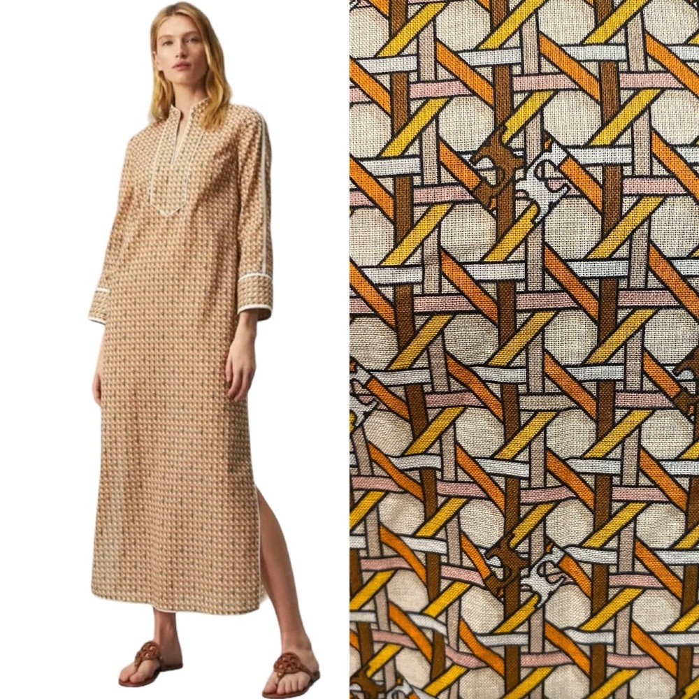 Tory Burch Patterned Caftan. Euc - image 1